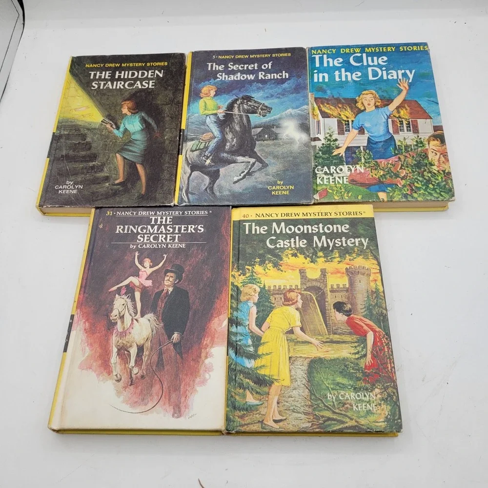 Nancy Drew Mysteries Lot Of‎ 5 Hardcovers